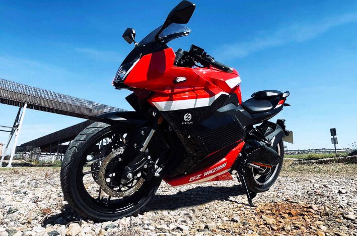 motocicleta deportiva eléctrica z razing