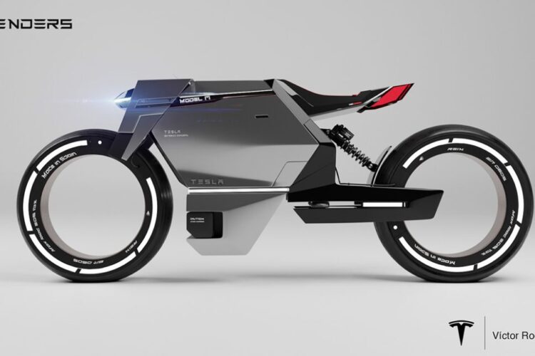 Tesla Model M, motocicleta eléctrica con inspiración Tesla