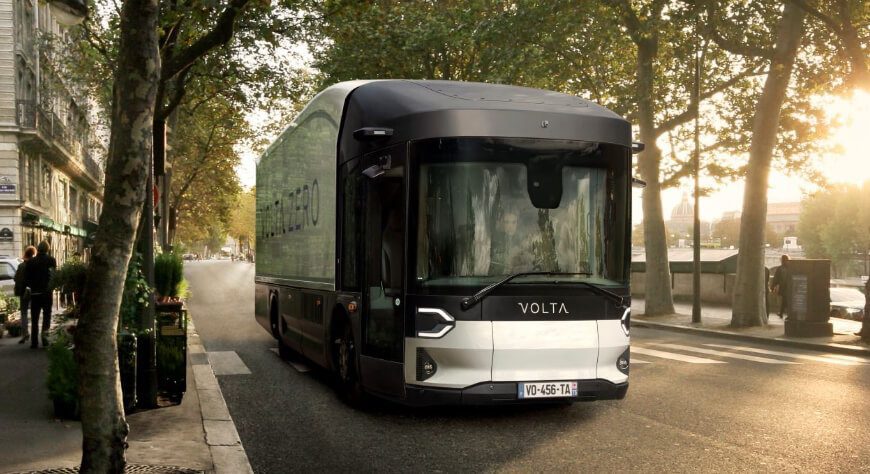 Volta fabrica su primera unidad de su camión 100% eléctrico