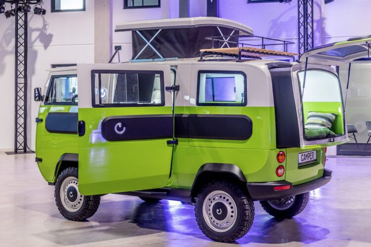 XBus, es la furgoneta eléctrica Camper, Pick-up, Transporter, Cabrio y Bus