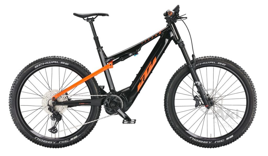 comprar bicicleta electrica ktm macina lycan negro naranja