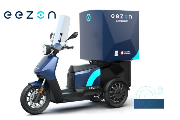 Nuevo e-trike Eezon E3, tan ágil como una moto y tan versátil como una furgoneta