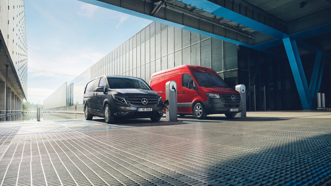 vehículos eléctricos comerciales mercedes benz