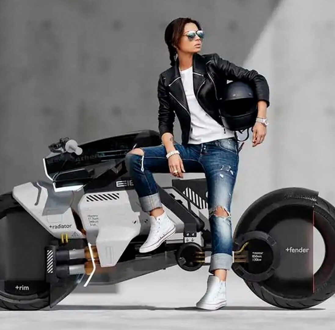 moto eléctrica athena