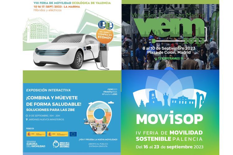 VEM, ECOMOV, MOVISOP y SEM 2023, opciones y experiencias en el mundo de la movilidad eléctrica